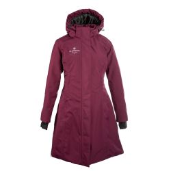 Lilas - Manteau long 50g Prune femme