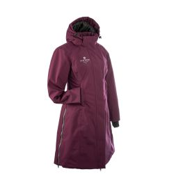 Lilas - Manteau long 50g Prune femme