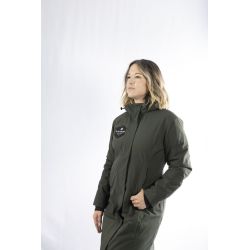 Lilas - Manteau long 150g Kaki femme