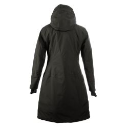 Lilas - Manteau long 50g Noir femme