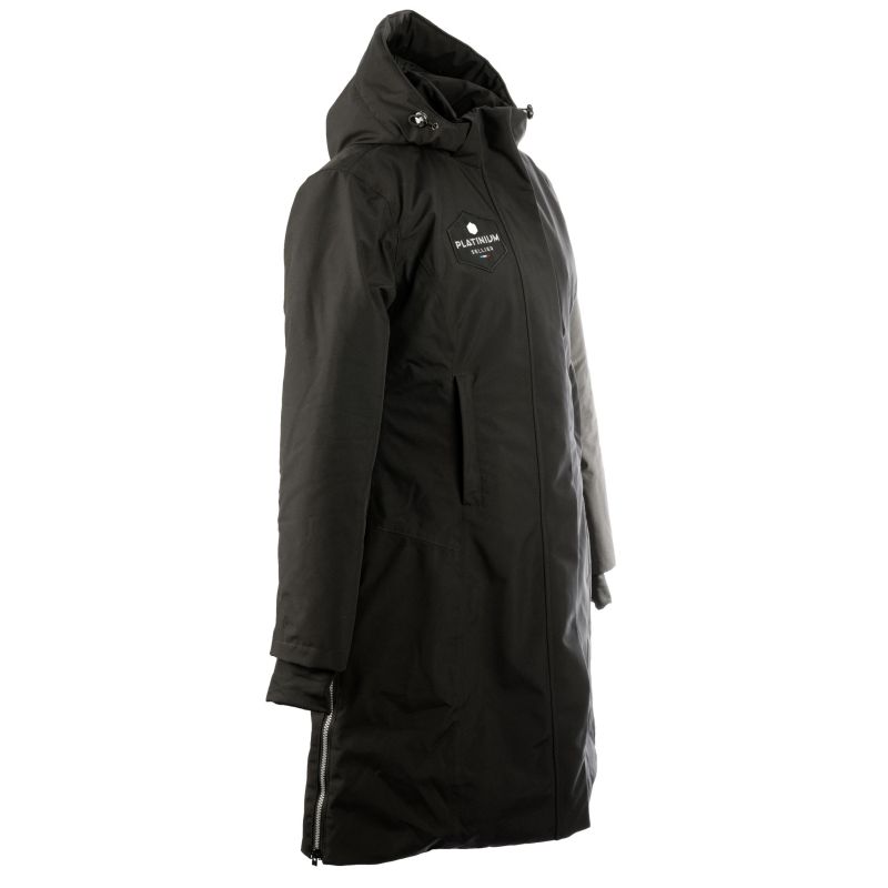 Lilas - Manteau long 150g Noir femme