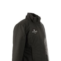 Lilas - Manteau long 150g Noir femme