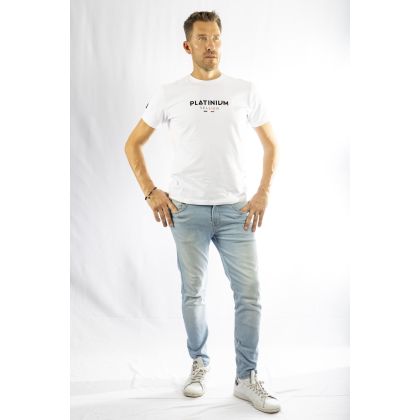 Jasmin - Tee-shirt Platinium Sellier homme blanc