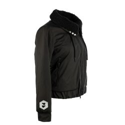 Tulipe - Veste fourrée mixte noire