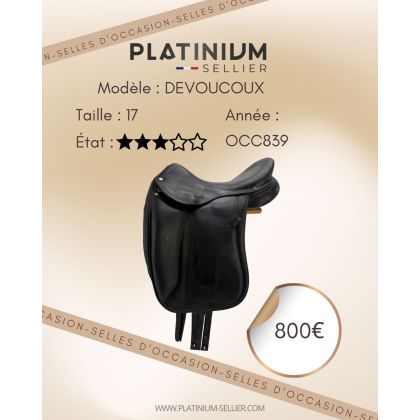 copy of Devoucoux - Selle de dressage d'occasion